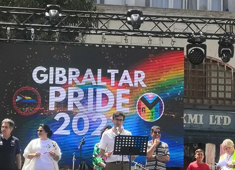 Speaking at Gibraltar Pride